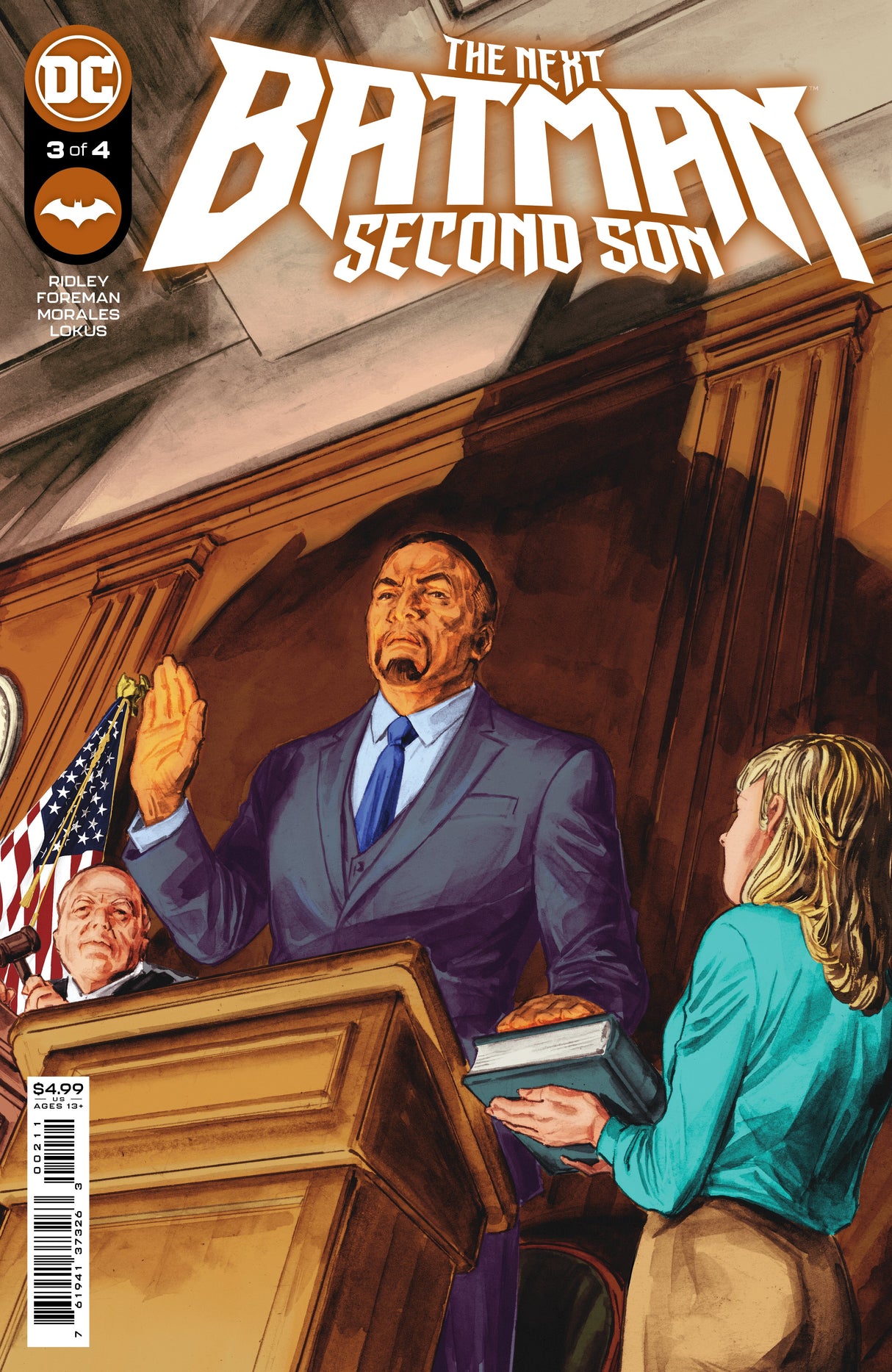 Next Batman Second Son #3 (Of 4) A Doug Braithwaite John Ridley (06/01/2021) Dc
