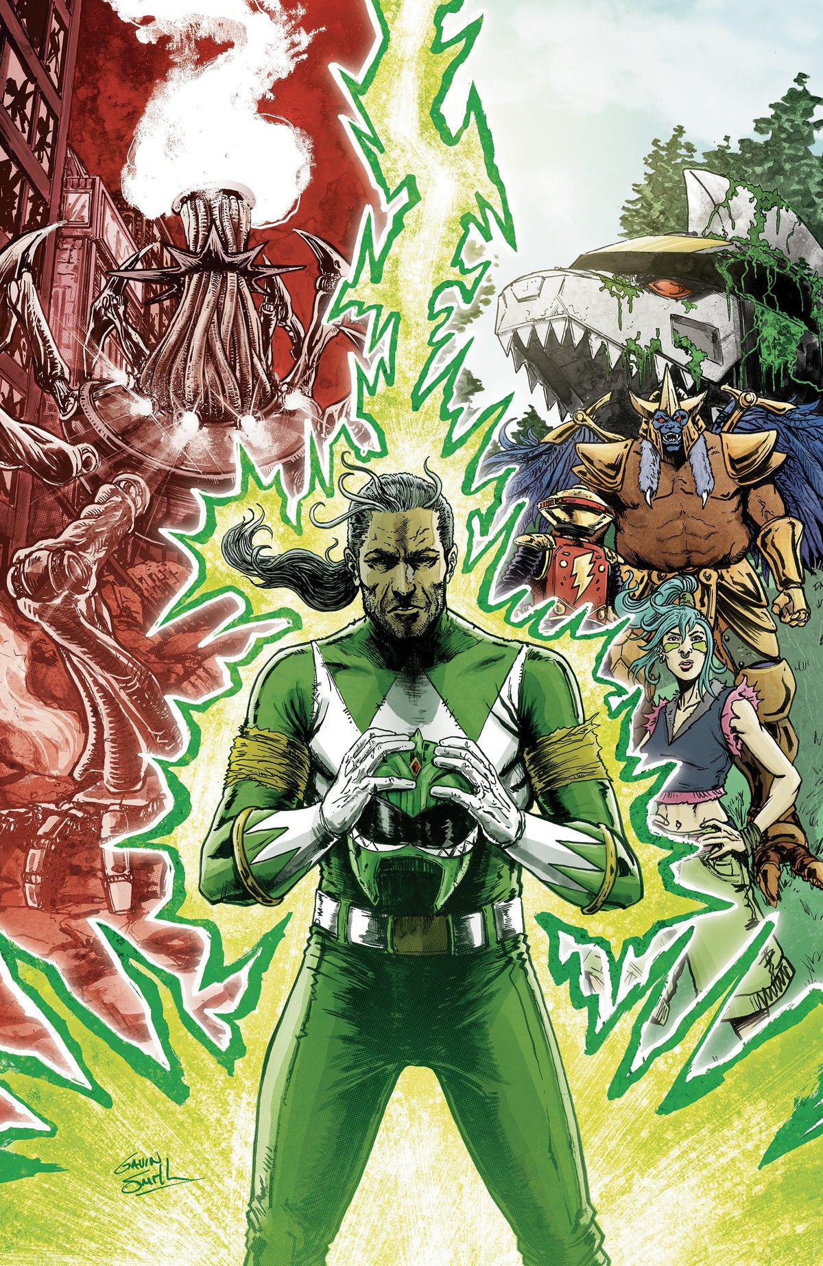Power Rangers Green #2 H 1:50 Variant Virgin Smith (09/23/2026) Boom