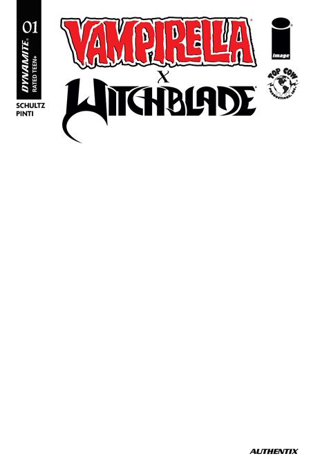 Vampirella X Witchblade Special #1 (One Shot) F Blank Authentix Variant (09/30/2026) Dynamite