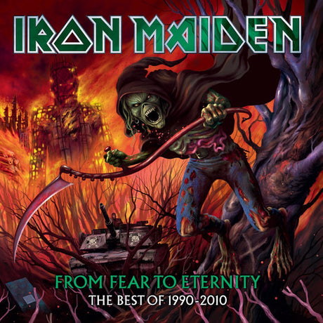 the album cover for Iron Maiden - From Fear To Eternity: The Best Of 1990-10 [Import]