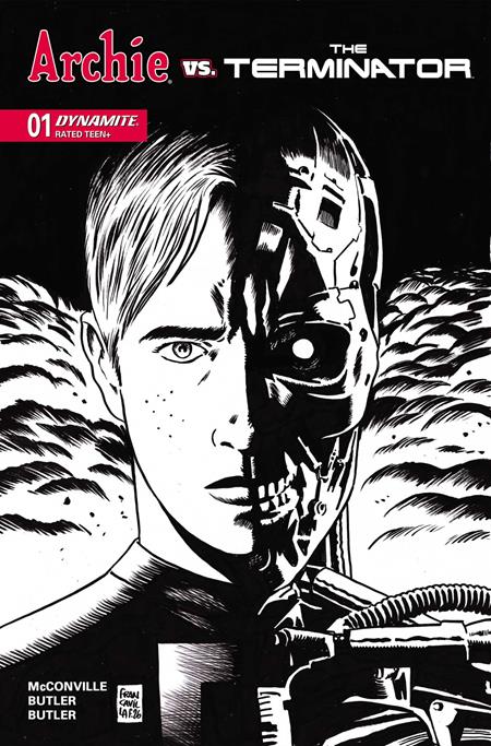 Archie Vs The Terminator #1 O 1:25 Francesco Francavilla Line Art Variant (10/14/2026) Dynamite