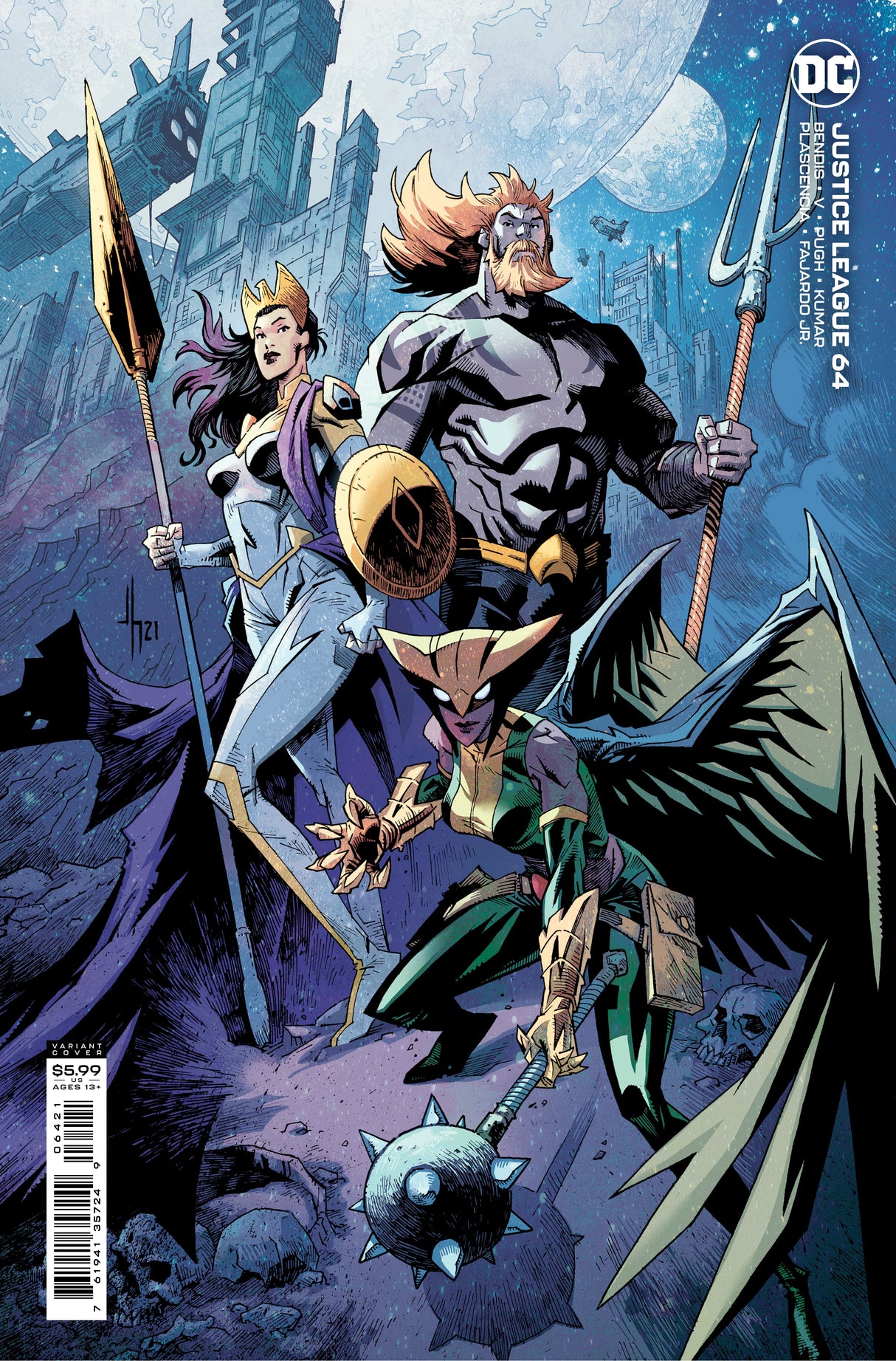 Justice League #64 B Jason Howard Card Stock Variant (07/06/2021) Dc