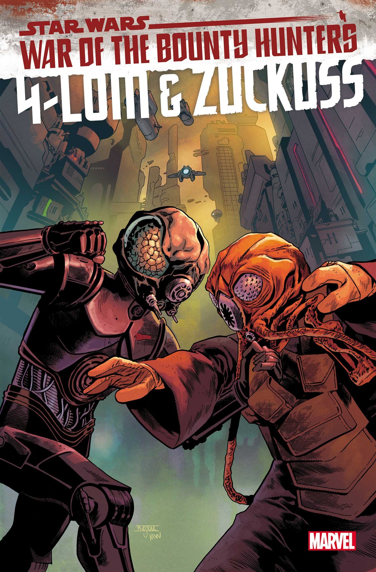 Star Wars War Bounty Hunters 4-Lom Zuckuss #1 A Mahmud Asrar Daniel Jose Older (08/04/2021) Marvel