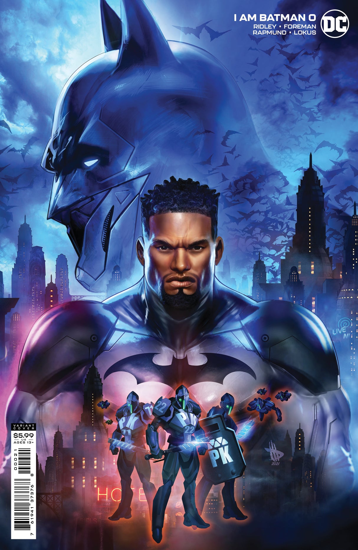 I Am Batman #0 C Dave Wilkins Card Stock Variant (08/10/2021) Dc