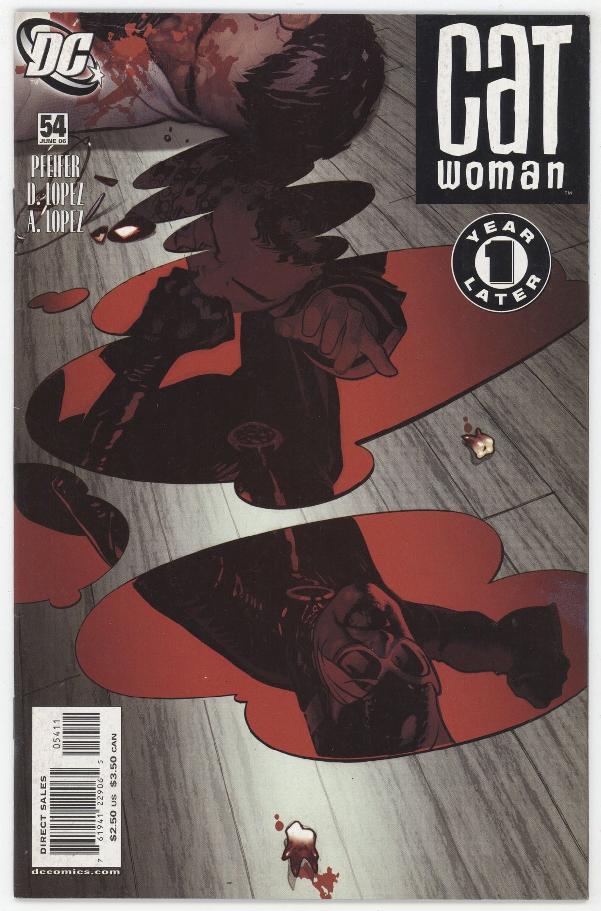 Catwoman 54 DC 2006 VF Adam Hughes GGA 1 Year Later
