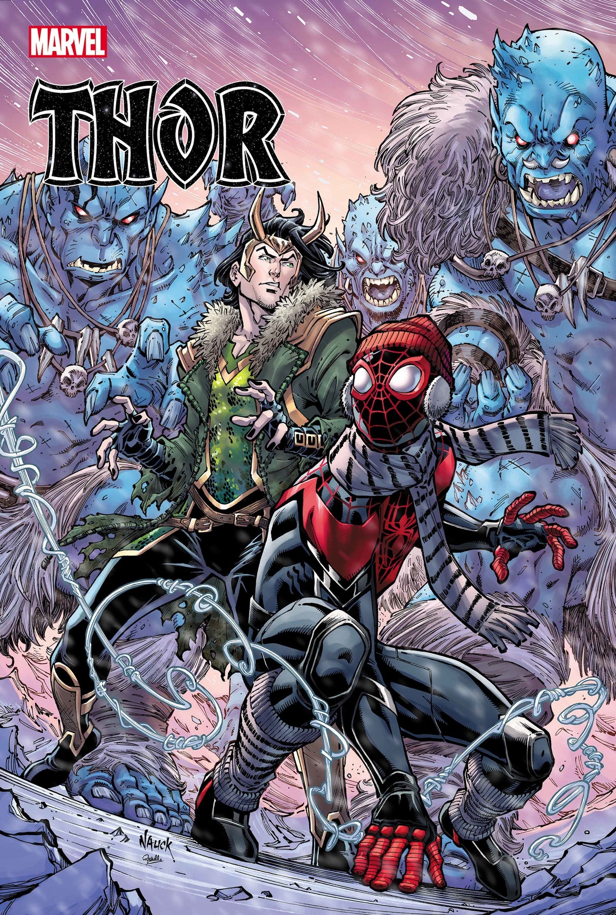 Thor #17 B Todd Nauck Miles Morales 10Th Anniv Variant (09/29/2021) Marvel