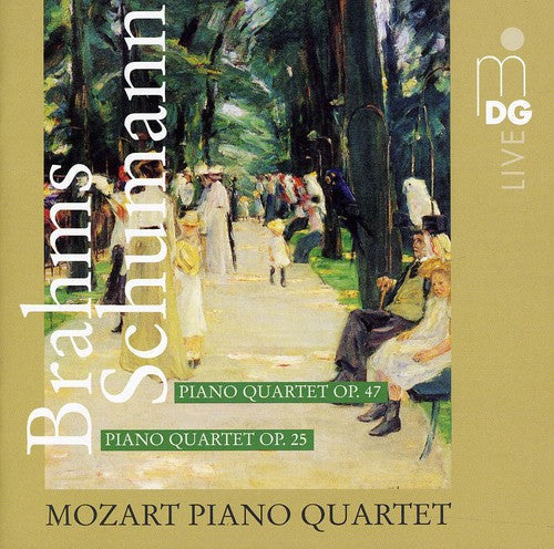 Brahms / Schumann / Mozart Piano Quartet - Piano Quartet Op 25 / Piano Quartet Op 47 - Super Audio CD