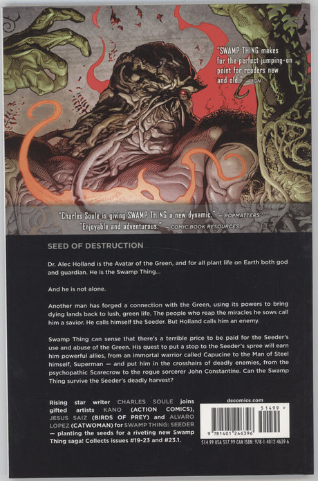 Swamp Thing Seeder 4 TPB DC 2013 NM New 52 19 20 21 22 23 23.1