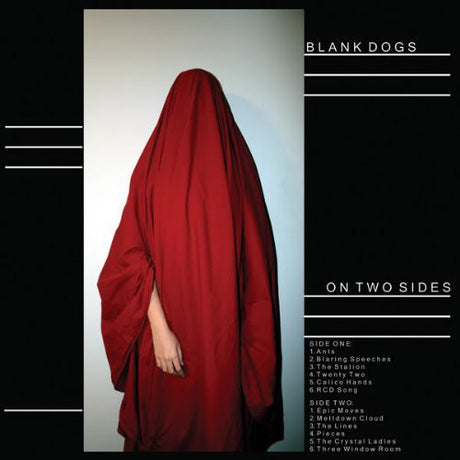 the album cover for Blank Dogs - On Two Sides