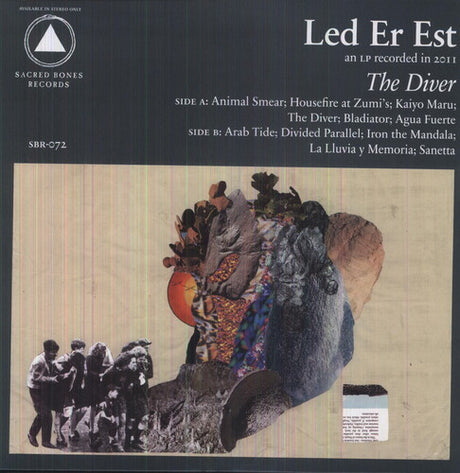 the album cover for Led Er Est - The Diver