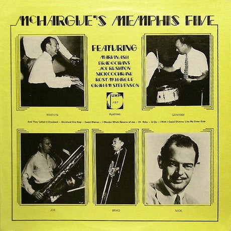 the album cover for Rosy McHargue - McHargue's Memphis Five