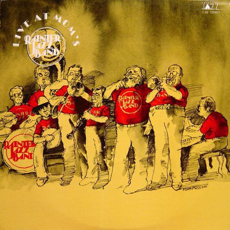 the album cover for Rainier Jazz Band - Live at Mom's