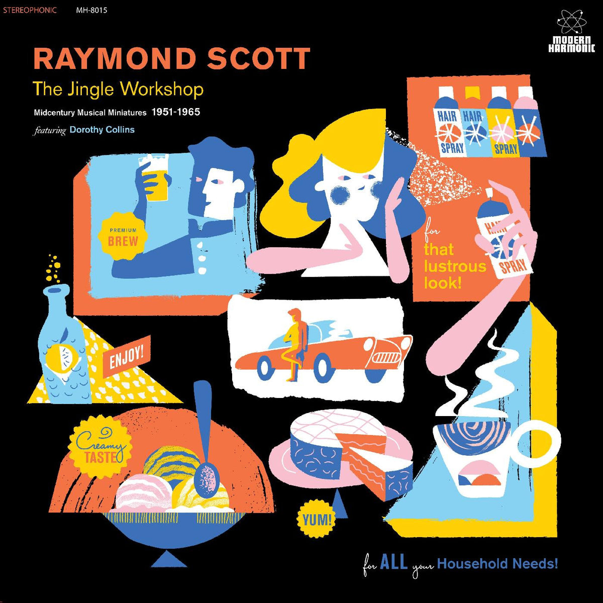 Raymond Scott - The Jingle Workshop: Midcentury Musical Miniatures 1951-1965 (INDIE EXCLUSIVE, BLUE/GOLD VINYL) [Vinyl]
