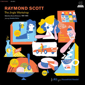 Raymond Scott - The Jingle Workshop: Midcentury Musical Miniatures 1951-1965 (INDIE EXCLUSIVE, BLUE/GOLD VINYL) [Vinyl]