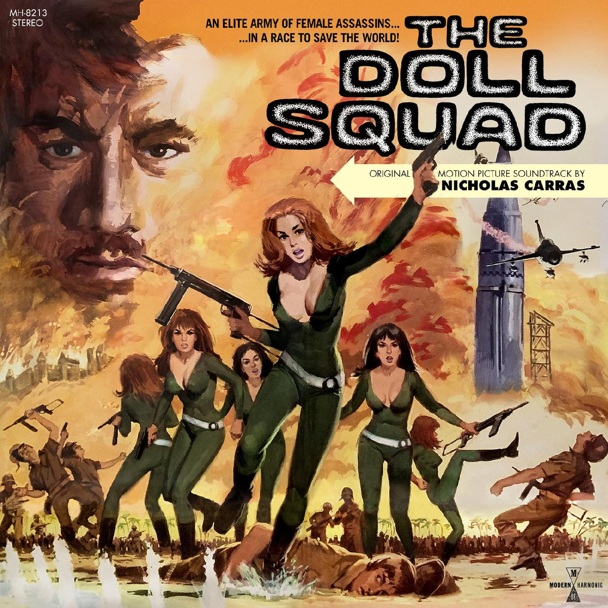 Nicholas Carras - The Doll Squad Original Motion Picture Soundtrack (TRANSPARENT GREEN VINYL) [Vinyl]