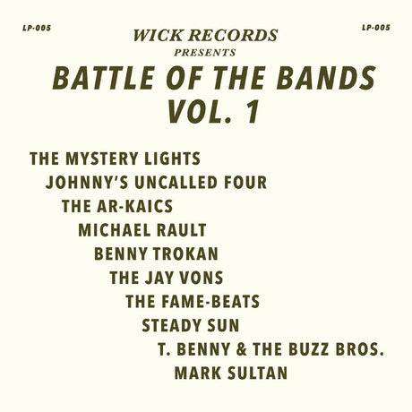Wick Records Presents Battle of the Bands Vol. 1 (INDIE EXCLUSIVE) [Vinyl]