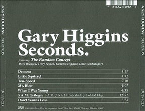 Seconds. [CD]