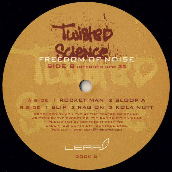 Freedom Of Noise (2x12" EP) [Vinyl]
