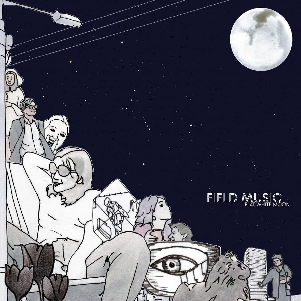 Field Music - Flat White Moon (INDIE EXCLUSIVE, CLEAR VINYL) [Vinyl]