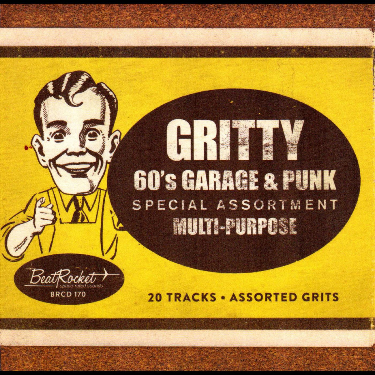 Various Artists - Gritty '60s Garage & Punk (GOLD VINYL) [Vinyl]