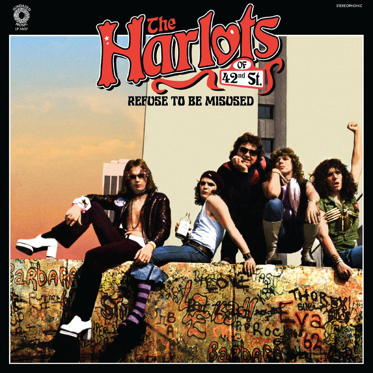 Harlots Of 42nd Street, The - Refuse To Be Misused (PINK VINYL) [Vinyl]