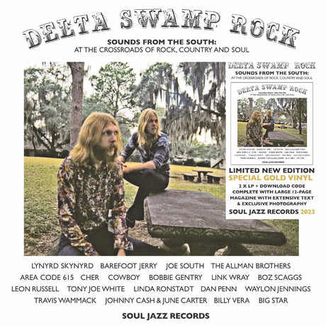 Soul Jazz Records presents - Delta Swamp Rock - Sounds From The South: At The Crossroads Of Rock, Country And Soul (INDIE EXCLUSIVE, GOLD VINYL) [Vinyl]