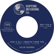 Jalen Ngonda - That's All I Wanted from You b/w So Glad I Found You [Vinyl]