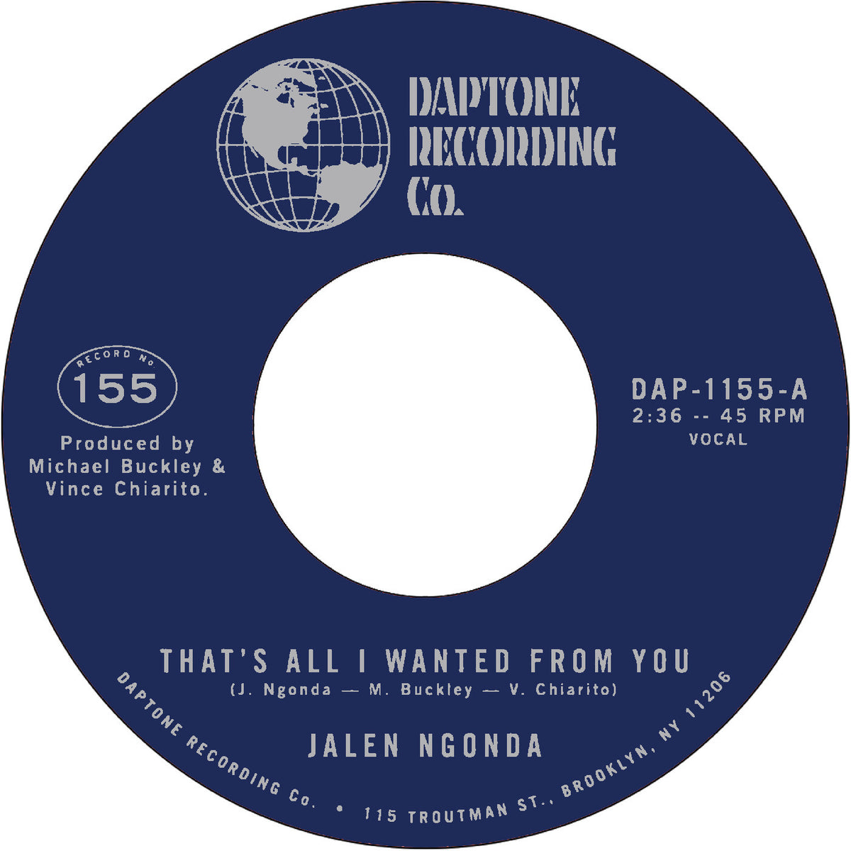 Jalen Ngonda - That's All I Wanted from You b/w So Glad I Found You [Vinyl]