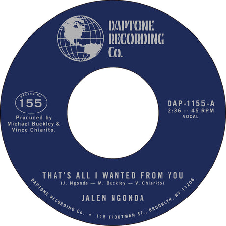 Jalen Ngonda - That's All I Wanted from You b/w So Glad I Found You [Vinyl]