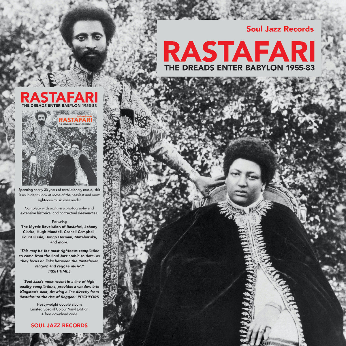 Soul Jazz Records presents - RASTAFARI - The Dreads Enter Babylon 1955-83 (BLUE VINYL) [Vinyl]