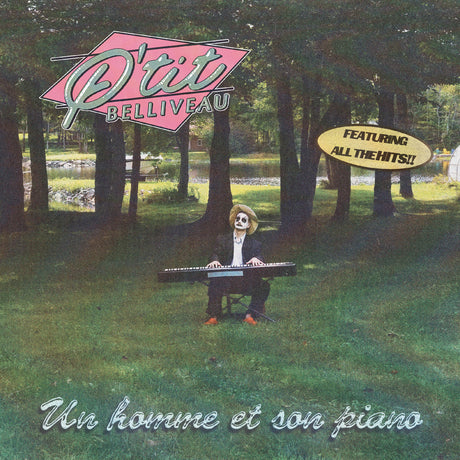 P'tit Belliveau - Un homme et son piano (BLACK WITH WHITE SPLATTER VINYL) [Vinyl]