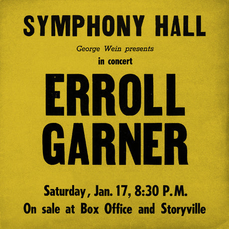 Erroll Garner - Symphony Hall Concert [Vinyl]