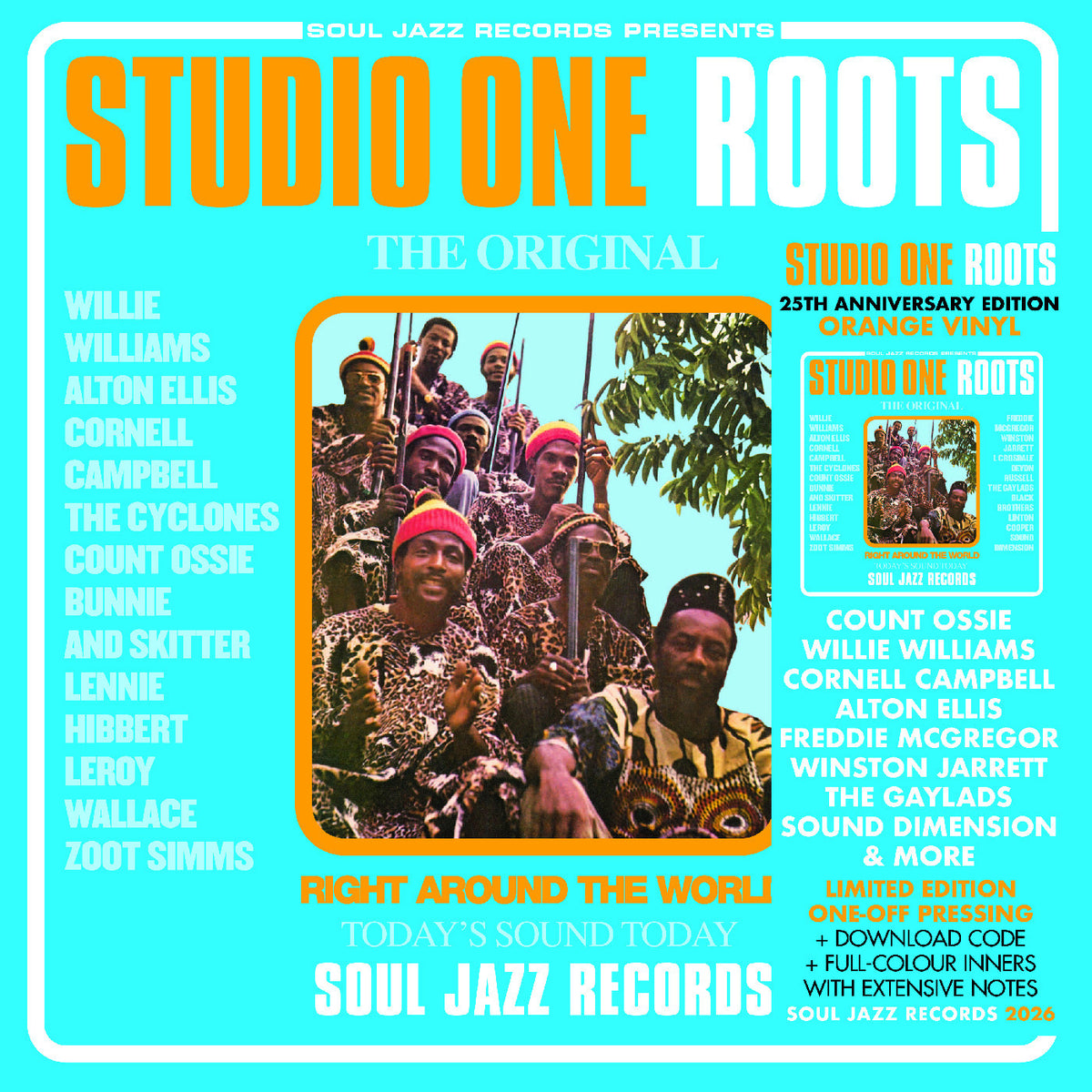 Soul Jazz Records presents - STUDIO ONE ROOTS (ORANGE VINYL) [Vinyl]