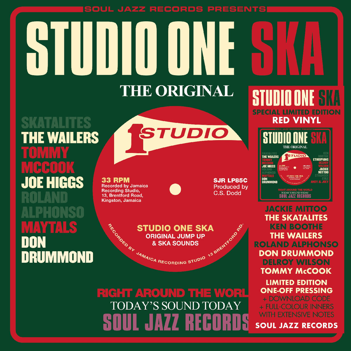 Soul Jazz Records presents - STUDIO ONE SKA (RED VINYL) [Vinyl]