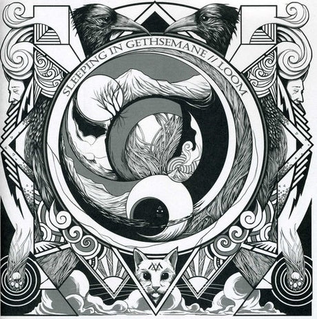 the album cover for Sleeping In Gethsemane/Loom - Split