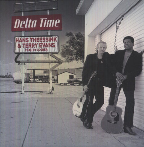 the album cover for Hans Theessink & Terry Evans Featuring Ry Cooder - Delta Time