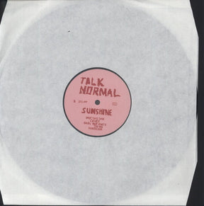 the album cover for Talk Normal - Sunshine
