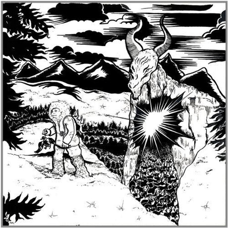 the album cover for Natural Snow Buildings - The Snowbringer Cult