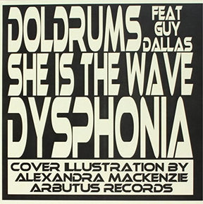 the album cover for Doldrums - She Is the Wave