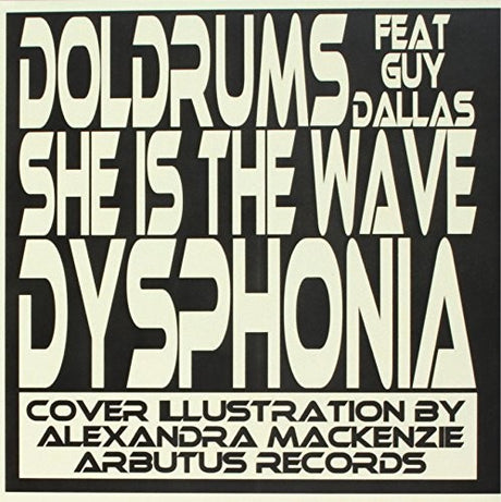 the album cover for Doldrums - She Is the Wave