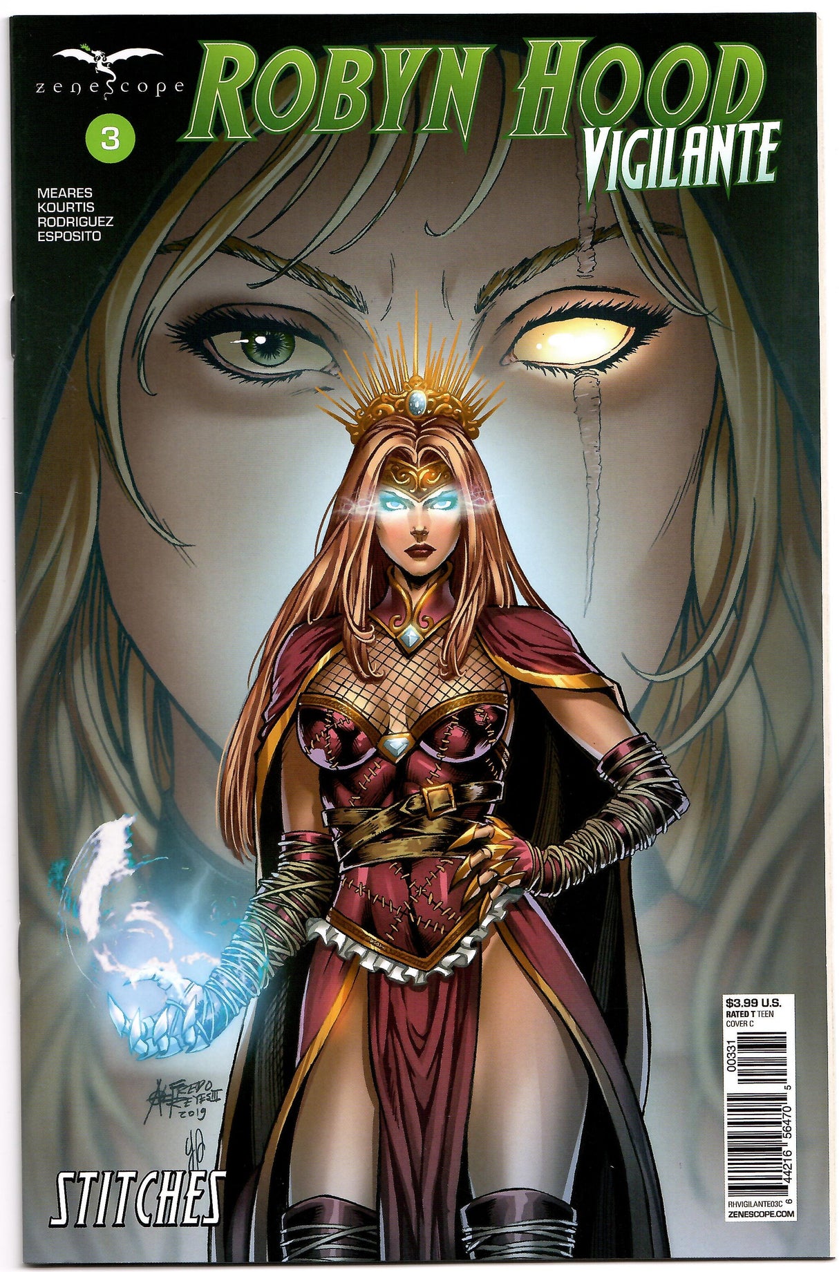 ROBYN HOOD VIGILANTE #3 C Alfredo REYES GGA Variant (01/15/2020) ZENESCOPE