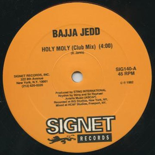 the album cover for Bajja Jedd - Holy Moly