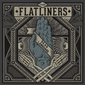the album cover for The Flatliners - Dead Language