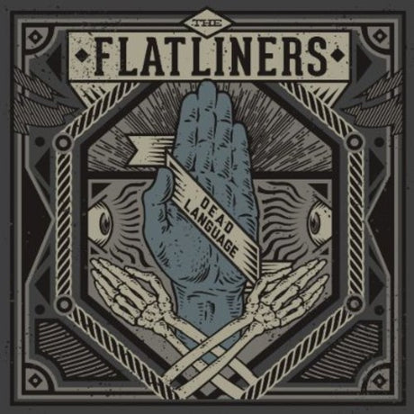 the album cover for The Flatliners - Dead Language