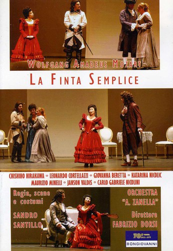 Mozart / Valdis / Orch Sinfonica A Zanella / Dorsi - Finta Semplice Dramma Giocoso In 3 Atti Kv 51 - DVD