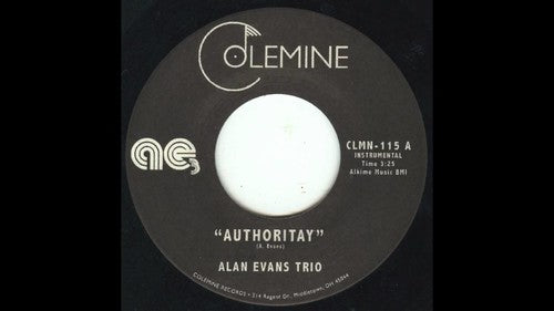 Alan Evans - Authority/Drop Hop [7" Vinyl]