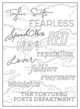 Taylor Swift Coloring - 32 Artistic Designs, Fun Secrets, Facts & Lyrics, Boost Your Swifite IQ, Therapeutic Escape From Daily Stress, Adult Coloring Book With Iconic Outfits, Cats, Albums & More!