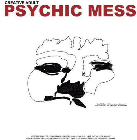 the album cover for Creative Adult - Psychic Mess [Vinyl]