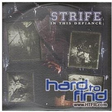 the album cover for Strife - In This Defiance