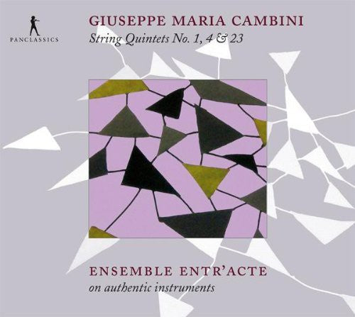 Cambini / Ensemble Entr'acte - String Quintets No. 1 4 & 23 - Music CD